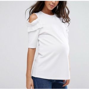 ASOS Cold Shoulder Maternity Shirt